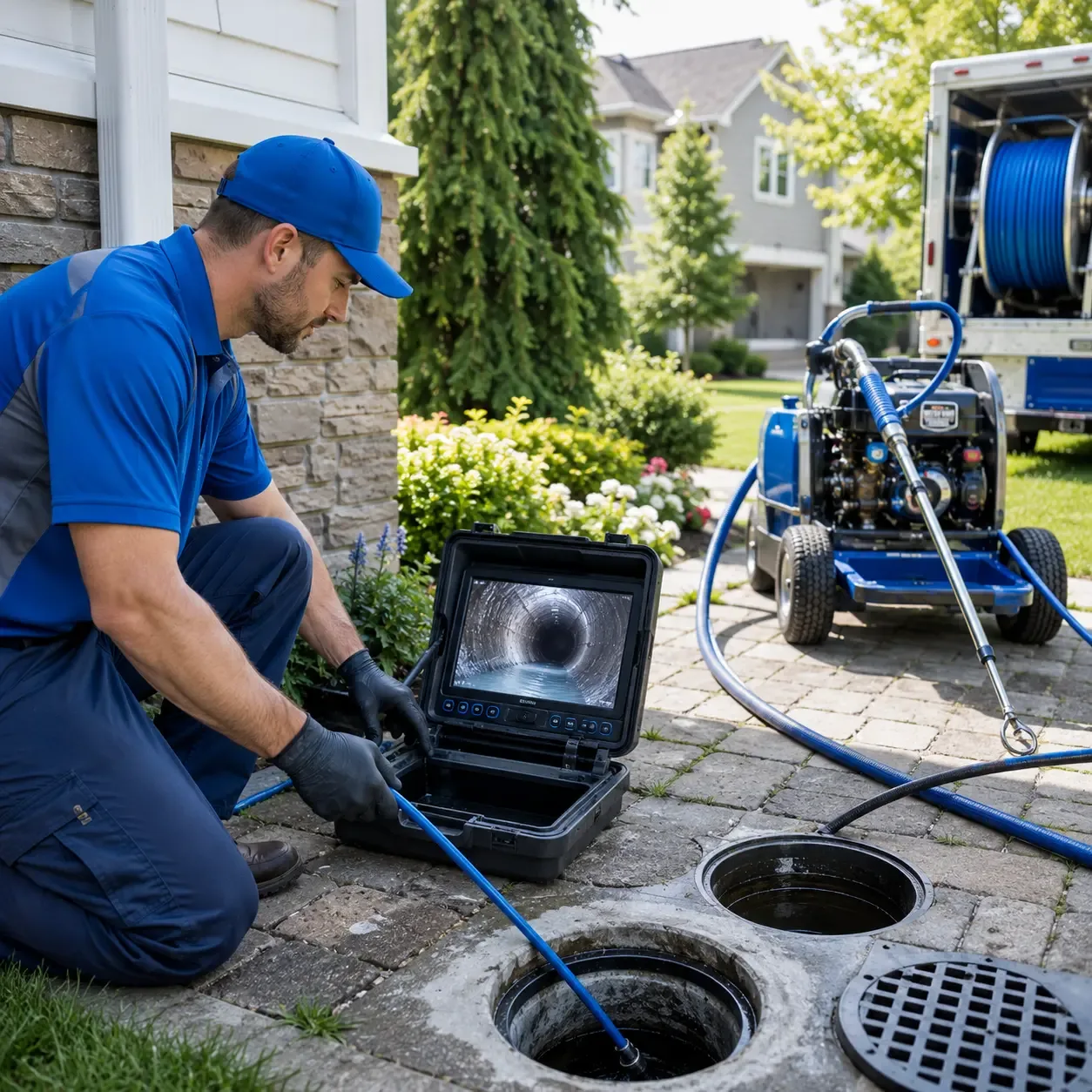 Outdoor drain cleaning professionals serving Mainesburg, PA